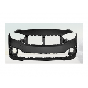 FIAT EGEA- SD/HB- 21/24; ÖN TAMPON SİYAH TAKVİYESİZ (ÇEKİ DEMİRİ KAPAKLI/SİS/PANJUR DELİKLİ)