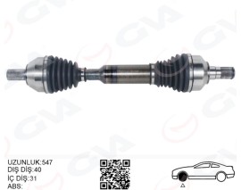 ÖN AKS KOMPLE SOL VOLVO XC60 2.4 D 08 16 XC60 I 2.0 T OTOM 09 12 XC60 I 3.2 AWD 10 15 XC60 I D3 D4 10 14 XC60 I T6 AWD 10 17 4 4