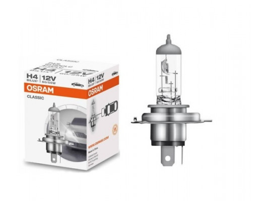 STANDART AMPUL- FAR AMPULÜ; 12V/H4 CLC 60/55W (64193CLC) (DUY P43T) (OSRAM)