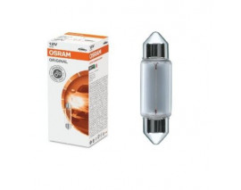 STANDART AMPUL- STOP/SİNYAL/PARK/GÖSTERGE AMPULÜ; 12V/C10W (6411) (DUY SV8,5-8) (OSRAM)