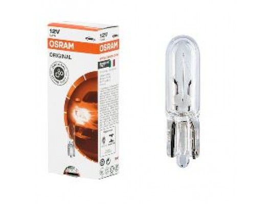 STANDART AMPUL- STOP/SİNYAL/PARK/GÖSTERGE AMPULÜ; 12V/W1,2W (2721) (DUY W2x4,6D)(OSRAM)