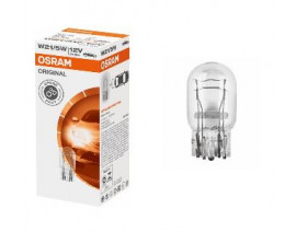 STANDART AMPUL- STOP/SİNYAL/PARK/GÖSTERGE AMPULÜ; 12V/W21/5W (7515) (DUY W3X16G) (OSRAM)