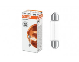 STANDART AMPUL- STOP/SİNYAL/PARK/GÖSTERGE AMPULÜ; 24V/C5W (6423) (DUY SV8,5-8) (OSRAM)