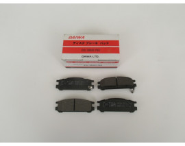SUBARU IMPREZA- 93/96; ARKA FREN BALATASI (DİSK) (107,8X36,5X15) (DAIWA)