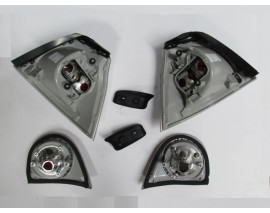 VOLKSWAGEN GOLF- 5- 04/09; MODIFIYE STOP LAMBASI IÇ/DIS SET SAG/SOL SET 6PARÇA KIRMIZI/BEYAZ (TYC)