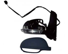 VOLKSWAGEN GOLF- PLUS- 07/08; KAPI AYNASI SAĞ ELEKTRİKLİ/ISITMALI/SİNYALLİ 6FİŞLİ (GRİ KAPAKLI)