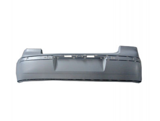 VOLKSWAGEN POLO- 5- 02/09; ARKA TAMPON GRİ (BANT DELİKLİ (PLAKA YERİ 60 CM DİKDÖRTGEN PLAKA) TW)