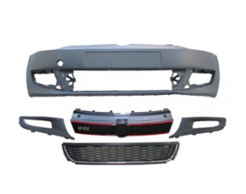 VOLKSWAGEN POLO- 6- 10/14; ÖN TAMPON KOYU GRI (GTI(SIS KAPAGI/TAMPON PANJURU VE ÖN PANJUR 5 PARÇASET