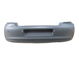 VOLKSWAGEN POLO- 6- 10/14; ARKA TAMPON GRI(ASTARLI SENSÖR DELIKLI)(TYG)