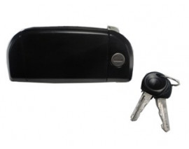 VOLKSWAGEN TRANSPORTER- T4- 96/01; ÖN KAPI DIŞ AÇMA KOLU SOL (ŞİFRELİ/ANAHTARLI)(BOYANIR TİP)(HUSHAN