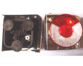 VOLKSWAGEN TRANSPORTER- T4- 02/03; MODIFIYE STOP LAMBASI SAG/SOL SET NIKELAJLI/KIRMIZI (TYC)