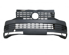 VOLKSWAGEN TRANSPORTER- T7- 15/19; ÖN TAMPON PÜTÜRLÜ SİYAH (KENDİNDEN PANJURLU/SENSÖR DELİKSİZ)İTALY