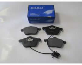 AUDI A3- 97/03; ÖN FREN BALATASI 1,8T/1,9TDI (2 KABLOLU)(DISK)(156,4X73,8X19,6/74,1X19,6)(BRAMAX)