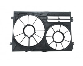AUDI A3- 05/08; RADYATÖR VE KLİMA FAN DAVLUMBAZI BOŞ GÖVDE (ÇİFTLİ) (300W 363MM)