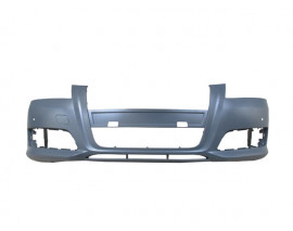 AUDI A3- 09/12; ÖN TAMPON GRİ (SİS/PANJUR DELİKLİ/SENSÖR DELİKLİ (TW)