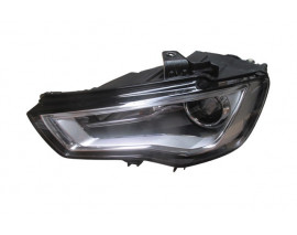 (YENİ ÜRÜN!!!)AUDI A3- SD/HB/SB- 12/16; FAR LAMBASI SOL ELEKTRİKLİ/MOTORLU/MERCEKLİ/XENON/LEDLİ (E MARKLI)