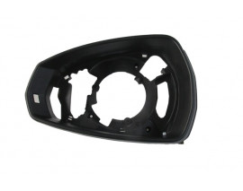 AUDI A3- SD/HB/SB- 12/16; AYNA KAPAĞI ÇERÇEVESİ SOL (SİYAH)