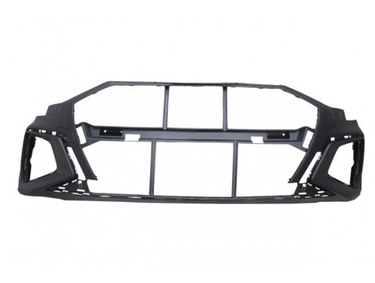 AUDI A3- SD/SB- 21/25; ÖN TAMPON ASTARLI SİYAH FAR YIKAMA KAPAKLI/SENSÖR DELİKSİZ (S LINE)(TYG)