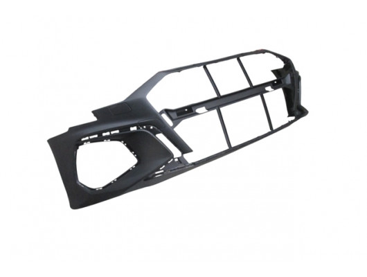 AUDI A3- SD/SB- 21/25; ÖN TAMPON ASTARLI SİYAH FAR YIKAMA KAPAKLI/SENSÖR DELİKSİZ (S LINE)(TYG)