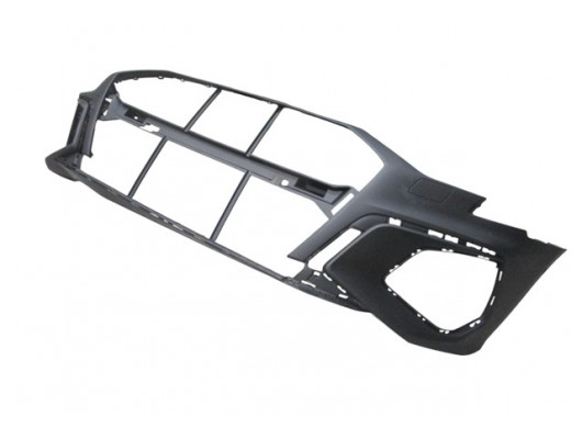 AUDI A3- SD/SB- 21/25; ÖN TAMPON ASTARLI SİYAH FAR YIKAMA KAPAKLI/SENSÖR DELİKLİ (S LINE)(TYG)
