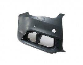 AUDI A1- 11/14; ÖN TAMPON SAG GRI (SIS/SENSÖR DELIKLI/FAR YIKAMA KAPAKLI TW)