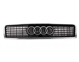 AUDI A4- 02/05; ÖN PANJUR SİYAH (NİKELAJ ÇERÇEVELİ) (ARMASIZ) (TYG)