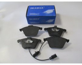 AUDI A4- 02/05; ÖN FREN BALATASI 2,0TFSI/2,7TDI(2KABLOLUDİSK)(155.2x72.7x19.3/15;6.4x73x19.3(BRAMAX)