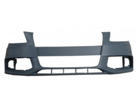 AUDI A4- 08/12; ÖN TAMPON GRİ (FAR YIKAMA/ÇEKİ DEMİRİ KAPAKLI)(SENSÖR DELİKLİ) (TYG)