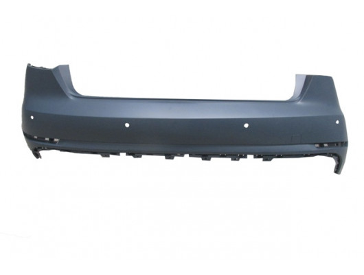 AUDI A4- 15/18; ARKA TAMPON GRİ (SENSÖR DELİKLİ) (TW)