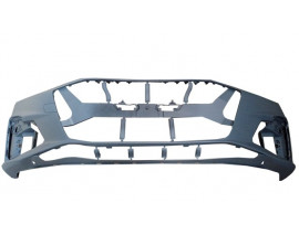 AUDI A4- 19/24; ÖN TAMPON ASTARLI GRİ ÇEKİ DEMİRİ KAPAKLI/SENSÖR DELİKLİ/QUATTRO S LINE (TYG)