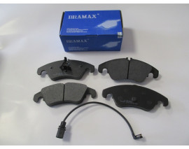 AUDI A5- 08/12; ÖN FREN BALATASI 1,8/2,0/2,7(1KABLOLU)(DİSK)(155x66.6x19.6/15;5.3x71.9x18.8)(BRAMAX)