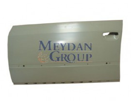 AUDI A6- 98/01; ÖN KAPI SOL DİREKSİZ VE ÇERÇEVESİZ (GRİ BOYALI) (SIMYI)