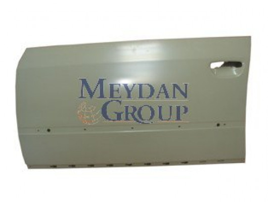AUDI A6- 98/01; ÖN KAPI SOL DİREKSİZ VE ÇERÇEVESİZ (GRİ BOYALI) (SIMYI)