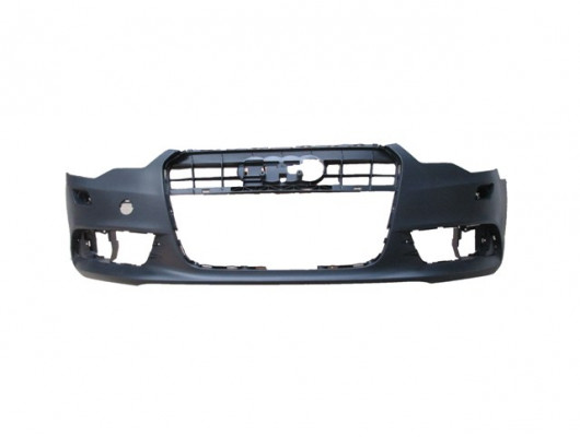 AUDI A6- 12/14; ÖN TAMPON (ASTARLI SENSÖR DELİKSİZ/FAR YIKAMA DELİKLİ/SİS DELİKLİ TW)