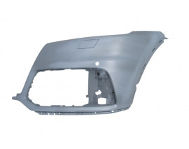 AUDI Q5- 17/20; ÖN TAMPON SOL ASTARLI GRİ (FAR YIKAMA KAPAKLI/SENSÖR DELİKLİ) (TYG)