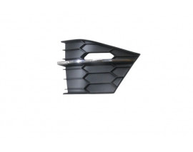 SKODA SUPERB- 15/18; ÖN TAMPON PANJURU SAĞ SİYAH (NİKELAJ ÇITALI)(TW)