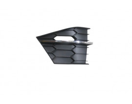 SKODA SUPERB- 15/18; ÖN TAMPON PANJURU SOL SİYAH (NİKELAJ ÇITALI)(TW)