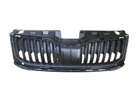 (YENİ ÜRÜN!!!)SKODA OCTAVIA- 17/19; ÖN PANJUR SİYAH NİKELAJ ÇITASIZ (ÜST KORUMA PLASTİĞİ İLE BİRLİKTE)(TW)