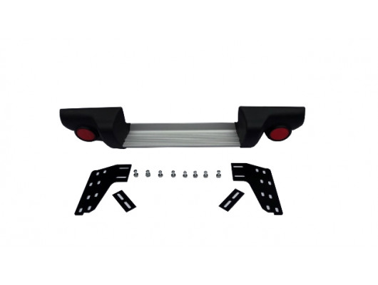 MITSUBISHI L200- PICK UP- 06/15; ARKA TAMPON (ALÜMİNYUM/REFLEKTÖRLÜ/BAĞLANTI BRAKETLİ (EAGLE BODY)