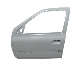RENAULT CLIO- 2- SD/HB- 02/08; ÖN KAPI KOMPLE SOL BAND DELİKLİ/GRİ BOYALI (İCELİ/ÇEKOMASTİKLİ)(TW)