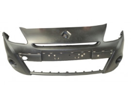 RENAULT CLIO- 3- HB- 09/12; ÖN TAMPON SİYAH (SİS/PANJUR DELİKLİ (İÇ BAĞLANTI BRAKETSİZ) TW)