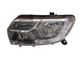 RENAULT SYMBOL- 17/21; FAR LAMBASI SOL MANUEL SİYAH LEDLİ (E MARKLI)