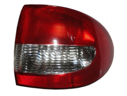 RENAULT MEGANE- 1- 99/02; DIŞ STOP LAMBASI SAĞ (KIRMIZI/BEYAZ) SEDAN (DUYSUZ) (PLEKSAN)