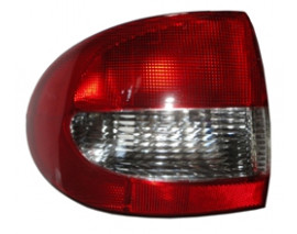 RENAULT MEGANE- 1- 99/02; DIŞ STOP LAMBASI SOL (KIRMIZI/BEYAZ) SEDAN (DUYSUZ) (PLEKSAN)