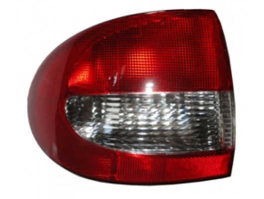 RENAULT MEGANE- 1- 99/02; DIŞ STOP LAMBASI SOL (KIRMIZI/BEYAZ) SEDAN (DUYSUZ) (PLEKSAN)