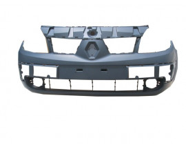 RENAULT SCENIC- 2- 03/07; ÖN TAMPON KOYU GRİ/ASTARLI (SİS DELİKLİ/BANTSIZ) (TYG)