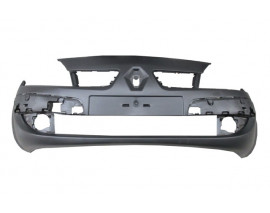 RENAULT SCENIC- 2- 07/09; ÖN TAMPON SİYAH (SİS DELİKLİ/BANT DELİKLİ)(ŞOK EMİCİSİ İLE BİRLİKTE)(TYG)
