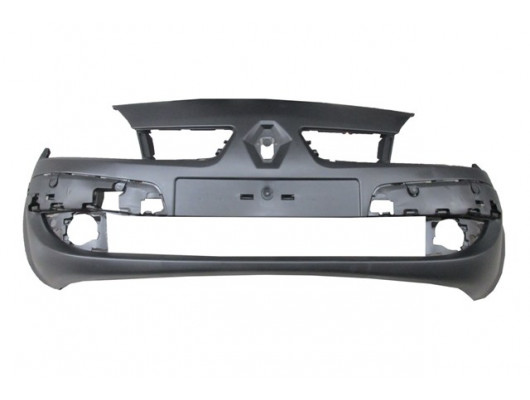 RENAULT SCENIC- 2- 07/09; ÖN TAMPON SİYAH (SİS DELİKLİ/BANT DELİKLİ)(ŞOK EMİCİSİ İLE BİRLİKTE)(TYG)