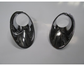 RENAULT MEGANE- 3- HB- 12/13; SİS LAMBA KAPAĞI ÇERÇEVE NİKELAJI SAĞ/SOL SET 2 PARÇA