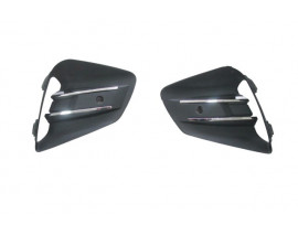 RENAULT CLIO- 5- HB- 20/23; SİS LAMBA KAPAĞI SAĞ/SOL SET (2 PARÇA) (SİS DELİKSİZ SENSÖRLÜ) NİKELAJLI